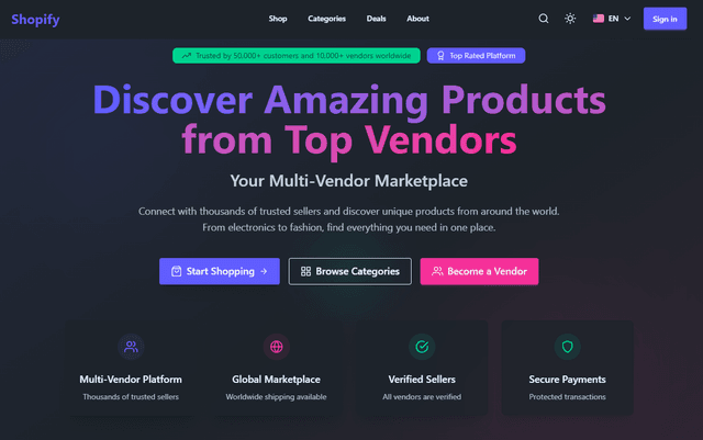 E-commerce Platform preview